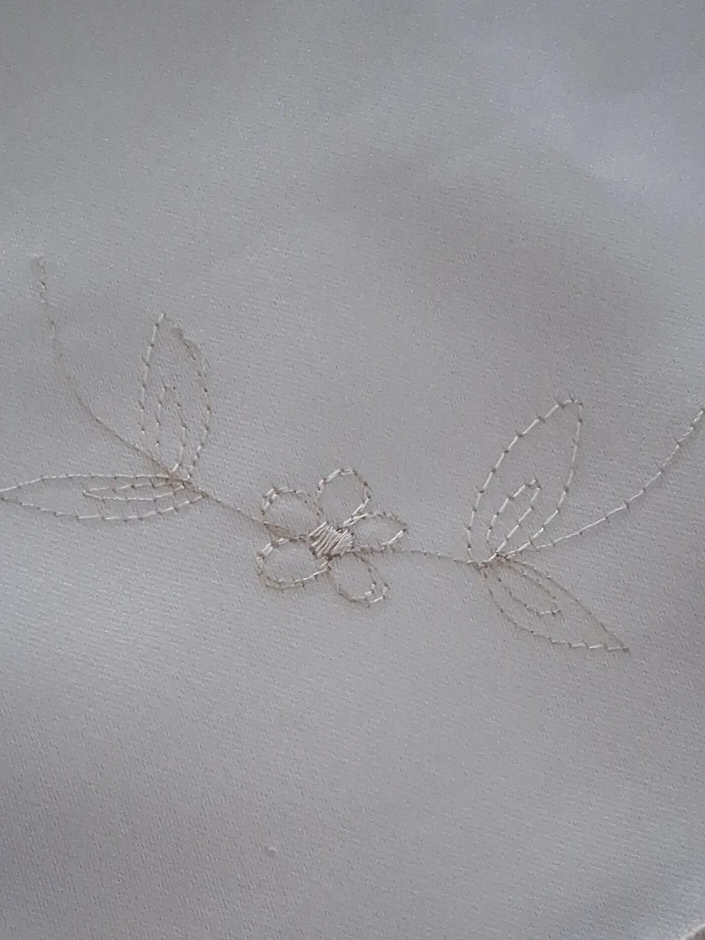 Classic White Embroidered Handkerchief for Women
